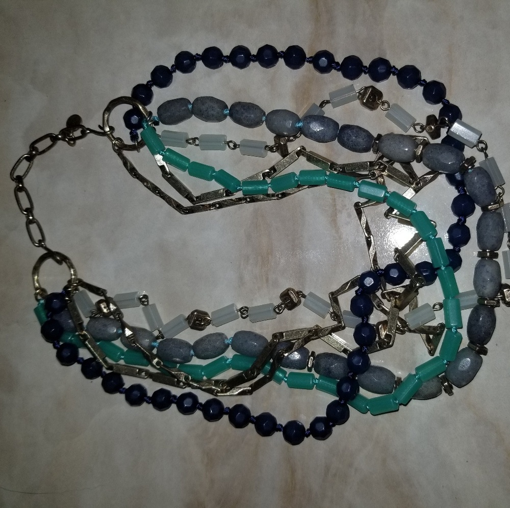 Layered statement necklace
